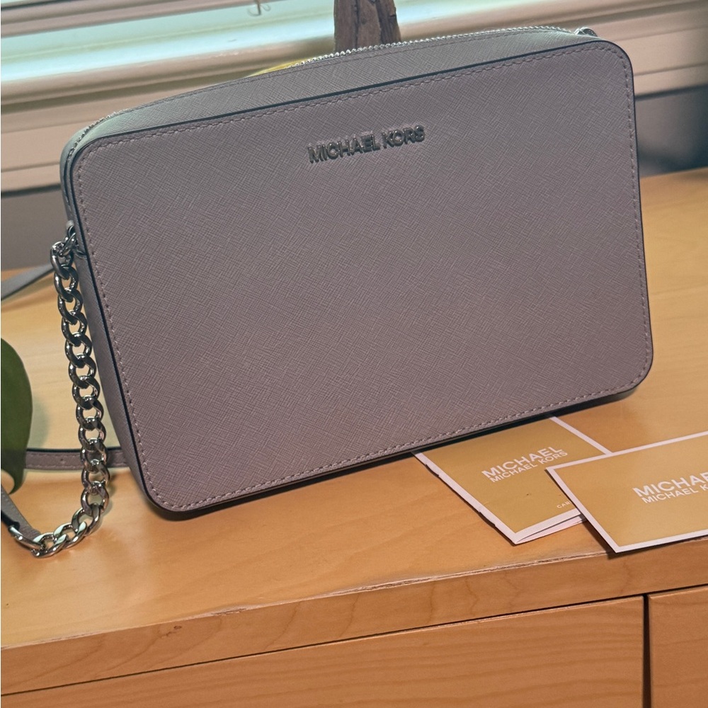 Michael Kors Gray Crossbody Bag